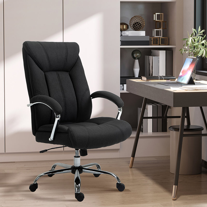 Chaise de bureau à haut dossier Vinsetto