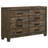 Bren Rustic Golden Brown 8-drawer Dresser