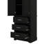 Imposante armoire de rangement avec trois tiroirs et tablettes réglables-1045003906