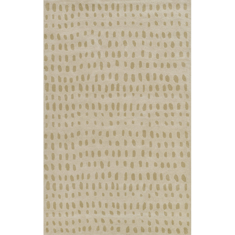 Delmar Wool Abstract Indoor Rug, Rectangle 5' x 8'