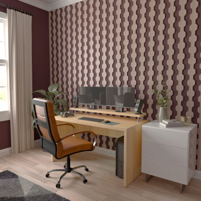 Pontiac Adjustable Wood Decorative Slat Wall Panel Kit