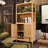 Bamboo Storage Cabinet, Freestanding Bathroom Cabinet with 2 Doors, Floor Cabinet Organizer