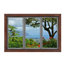 Hawaii Window View - Print on Canvas-56676894-56676897