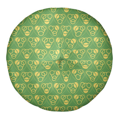 Patricia Geoffrey Geometric Reversible Throw Pillow