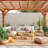 Cadriet 20" Wide Round Indoor/Outdoor All-Weather Polyester Pouf Ottoman/Footstool by Jaipur Living