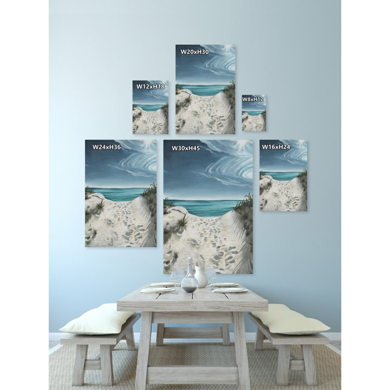 Aherin «Swirling Clouds», reproduction sur toile tendue, H 18 po x l 12 po
