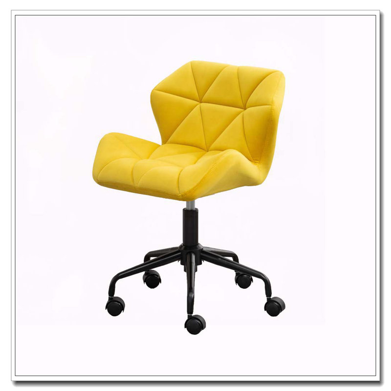 Chaise de bureau pivotante Eldon Diamond, Jaune