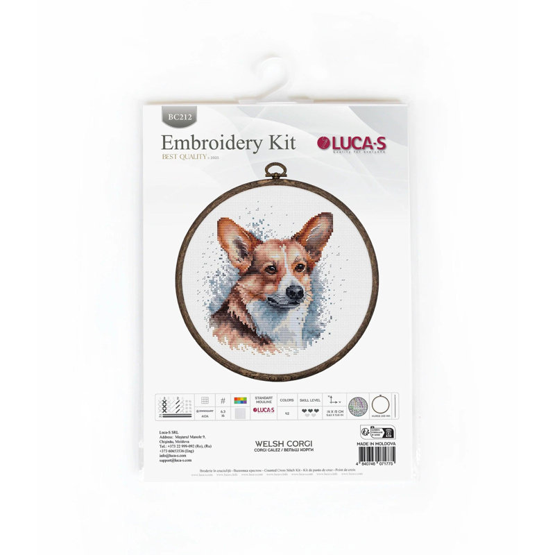 Welsh Counted Cross-Stitch Kit by Luca-S BC212l