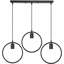 3 - Light Black Circle Pendant