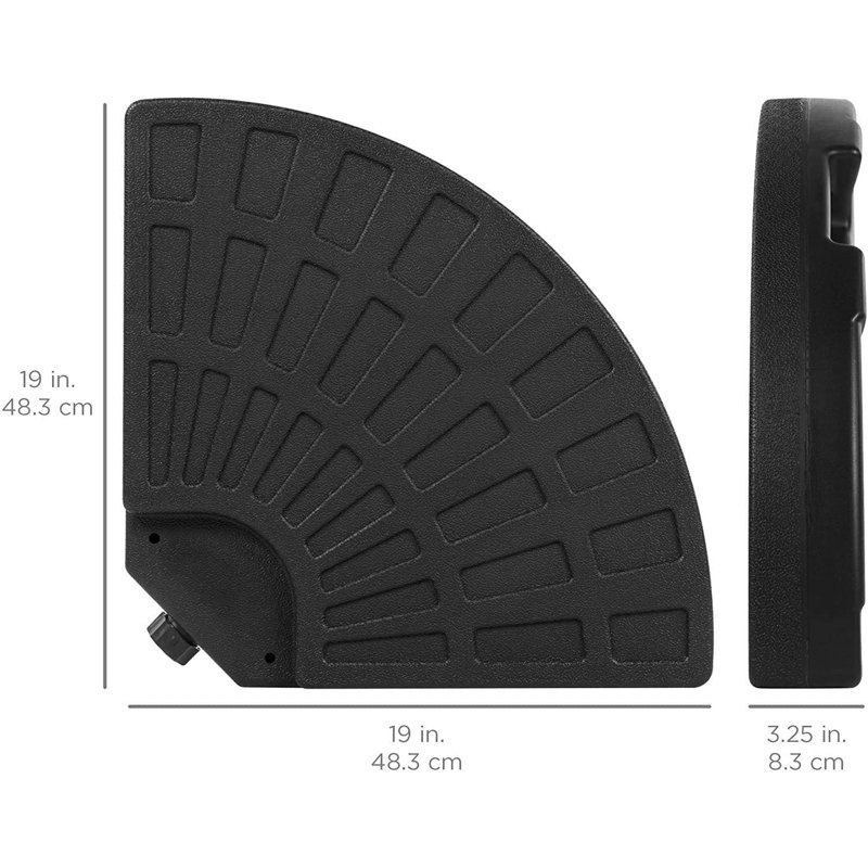 Poids du parasol en porte-à-faux Purva