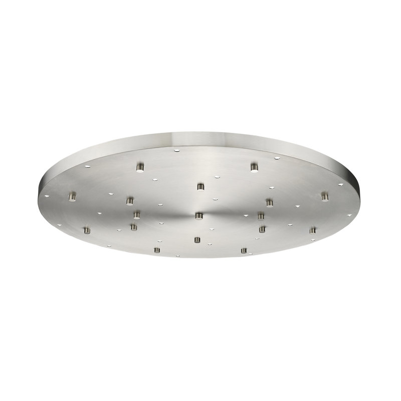 27 Port Multi Point Canopy, Brushed Nickel