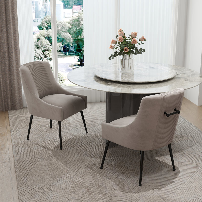 Chaise d'appoint Dinnington, Gris