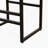 Set Of 2 Water Hyacinth Woven Bar Stools With Back Support Counter