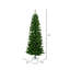 Arbre de noël artificiel vert 8,5 pi