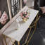 Andrico 120cm Glass Top Console Table-1762922685