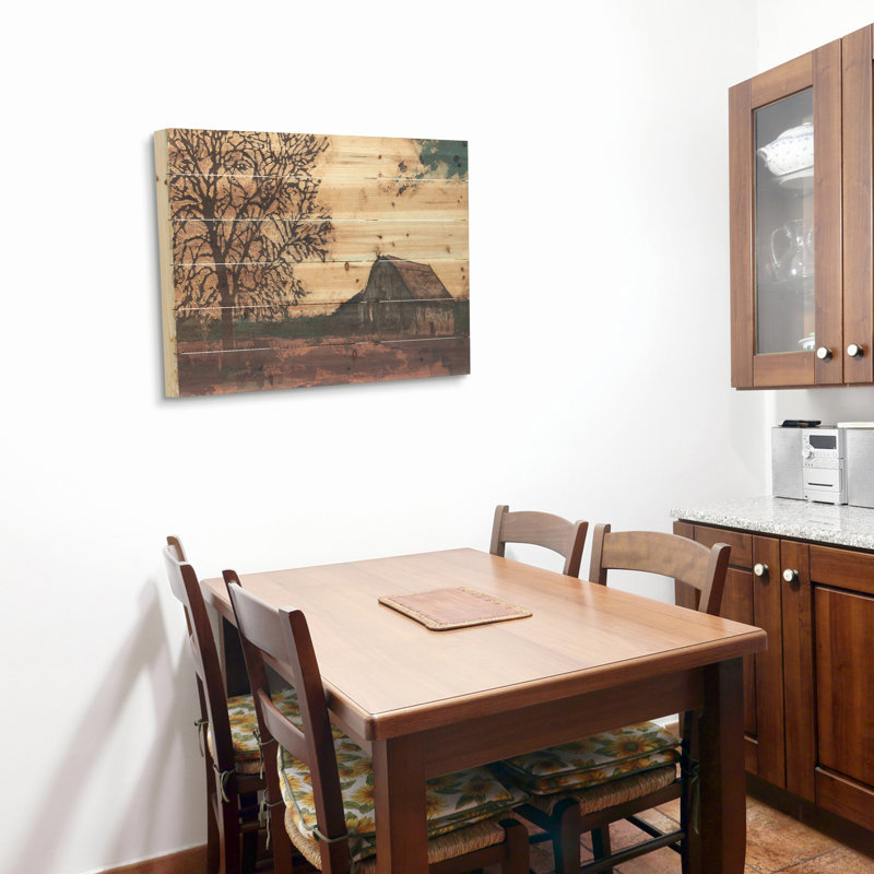 «Erst Time Barn 4», reproduction d'impression sur bois