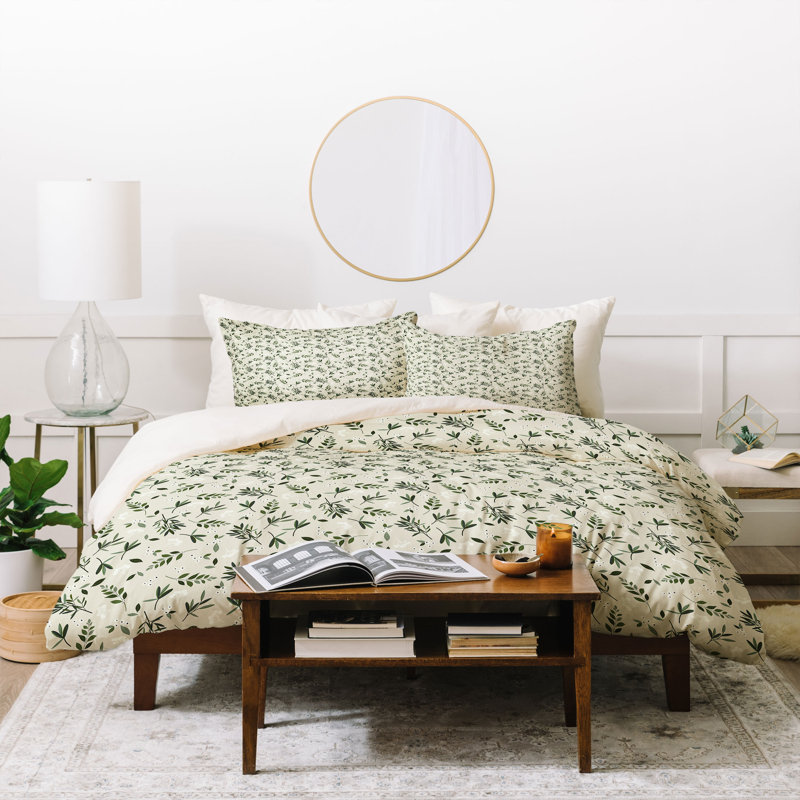 Ensemble de housse de couette 3 pièces Iveta Abolina, Housse de couette pour très grand lit et 2 très 