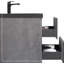 Meuble-lavabo mural 30 po avec lavabo, meuble-lavabo mural moderne