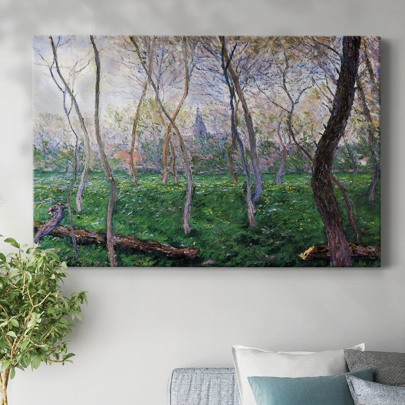 Bennecourt,1887-Gallery Wrapped Canvas, 18" H x 27" W