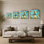 Apertivo and Oranges par Nola James - Impression sur toile