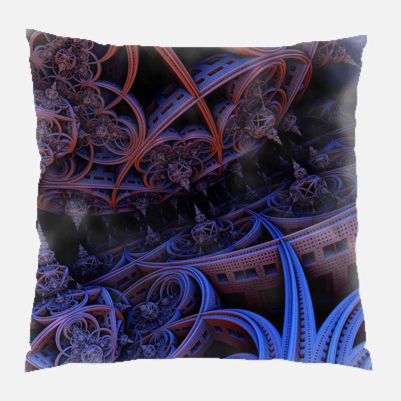 Microsuede Reversible Throw Pillow