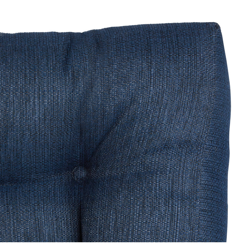 Non-Slip Square Extra Thick Floor Cushion, Indigo