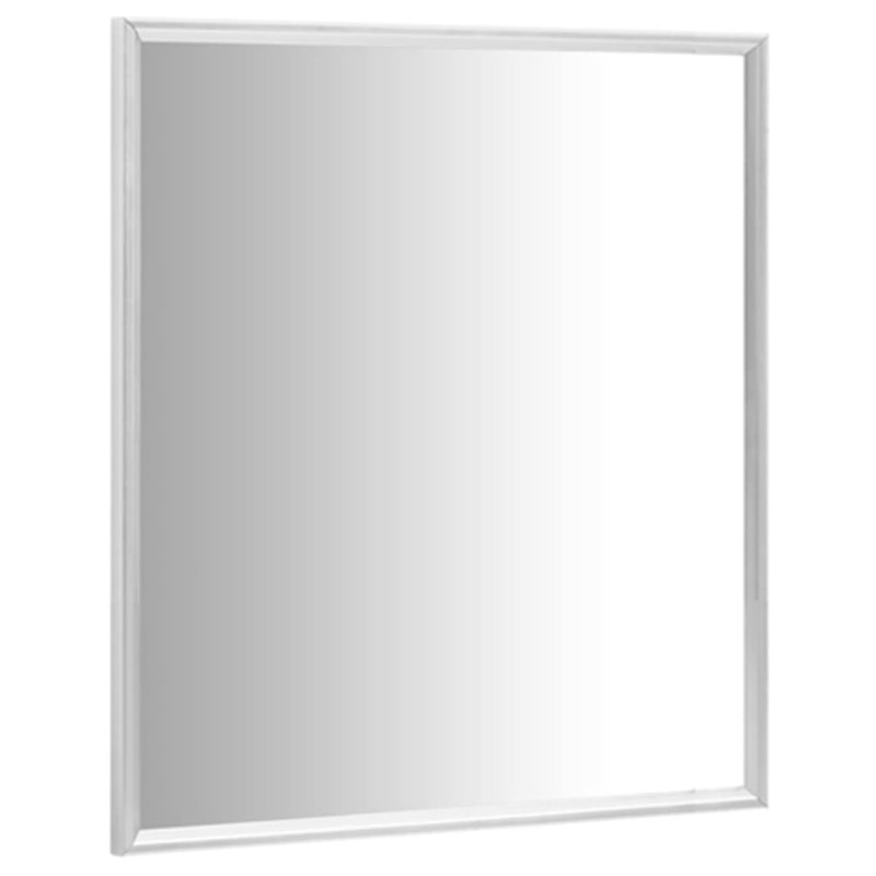 Rosana PVC Flat Wall Mirror, Silver, 60cm H x 60cm W