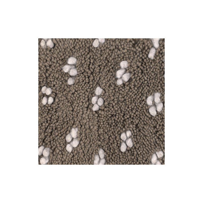 Strata Brown/White Area Rug, Rectangle 7'9" x 10'6", Brown/Light Gray