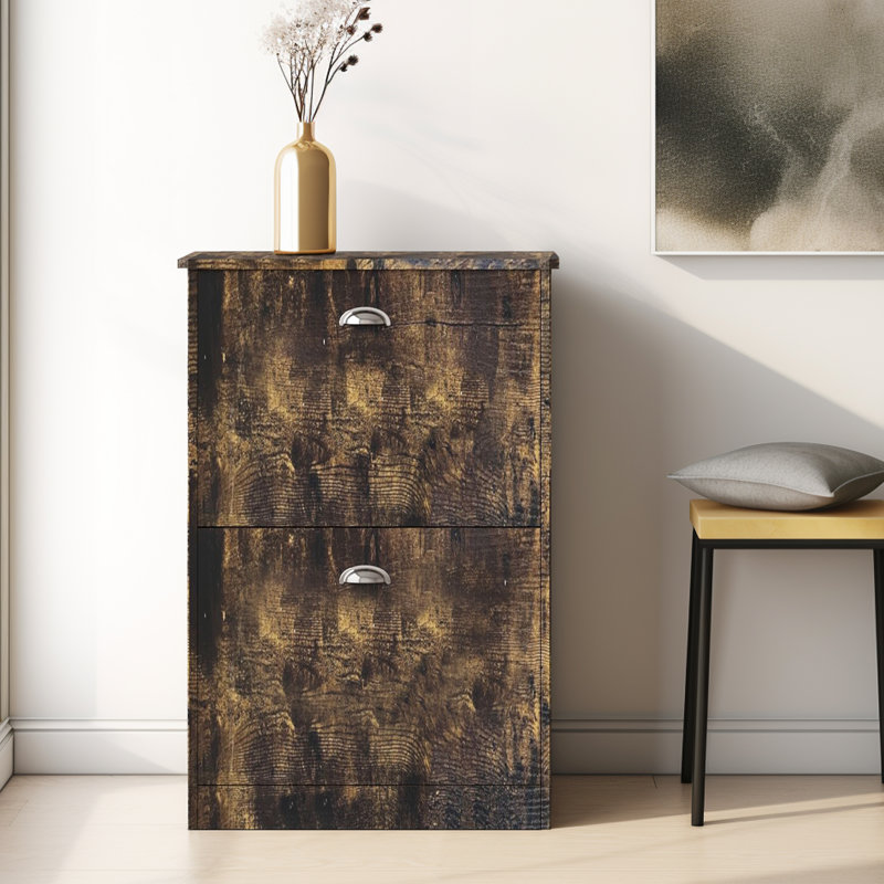 Armoire de rangement pour huit paires de chaussures, Rétro