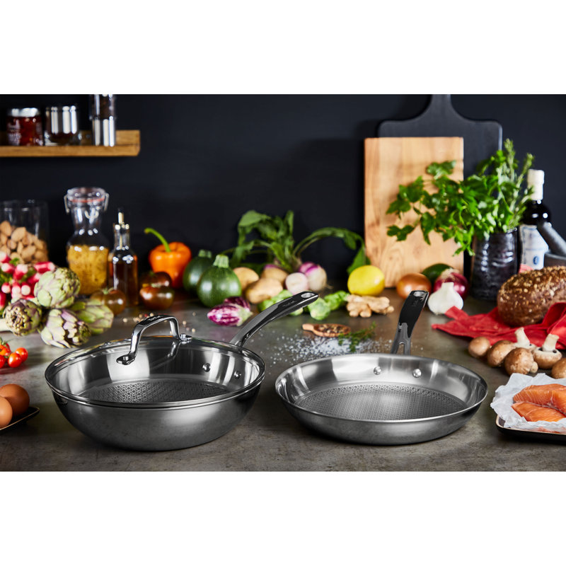 Stainless Steel Non-Stick Skillet