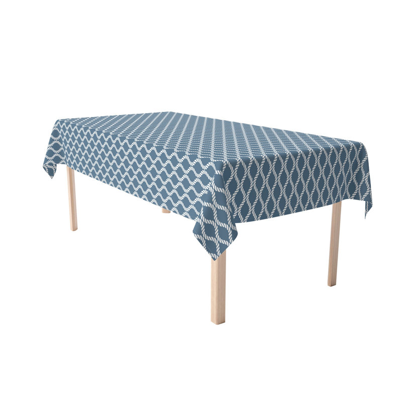 Erskine Geometric Tablecloth, 120" L x 60" W