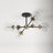 Blevins Glass Semi Flush Mount-194673020-169293194