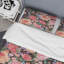 Pink Roses and Leaf - Ensemble de housse de couette Cabin & Lodge-372550147