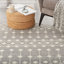 Tapis gris / blanc Vigue-26505226