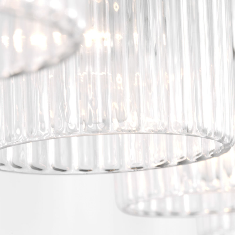 Eisele Large Vanity from Generation Lighting , Chrome, 8.75" H x 33.75" W x 6" D, 4 Lights