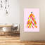 Dv 20,23 Mcm Rainbow Christmas Tree 4,2 Pink P Hr Jewel, art mural abstrait contemporain-133626654