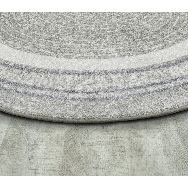 Cozy Corner Area Rug in Color Linen, Oval 3'10" x 5'4"