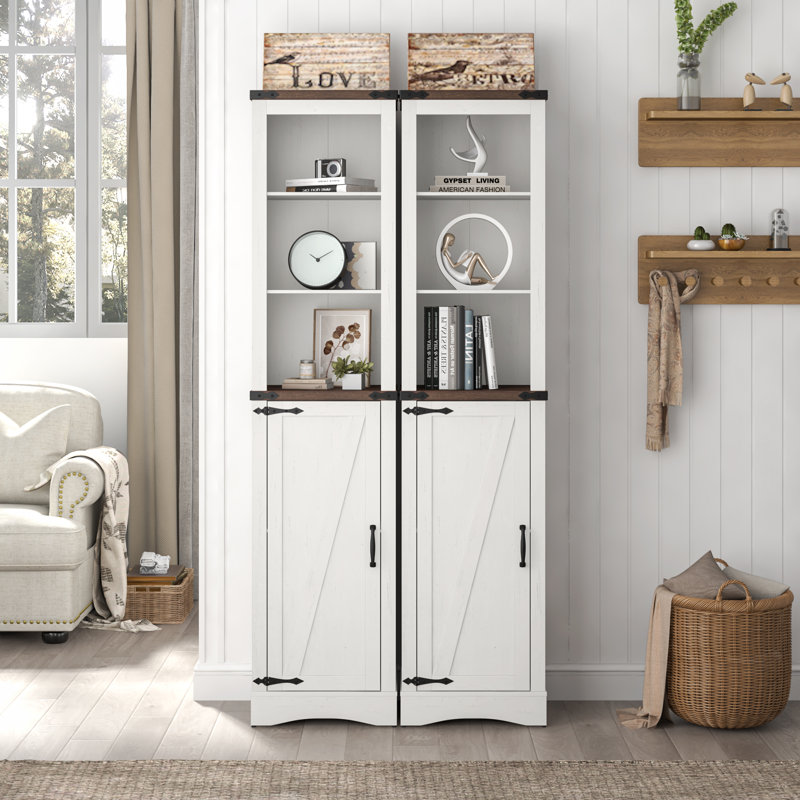 Armoire à linge autoportante Irtiza, Blanc