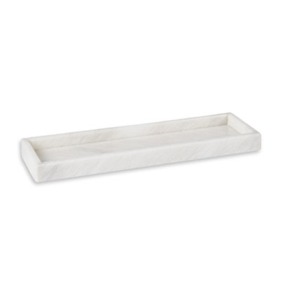Plateau de bain Atticus en blanc