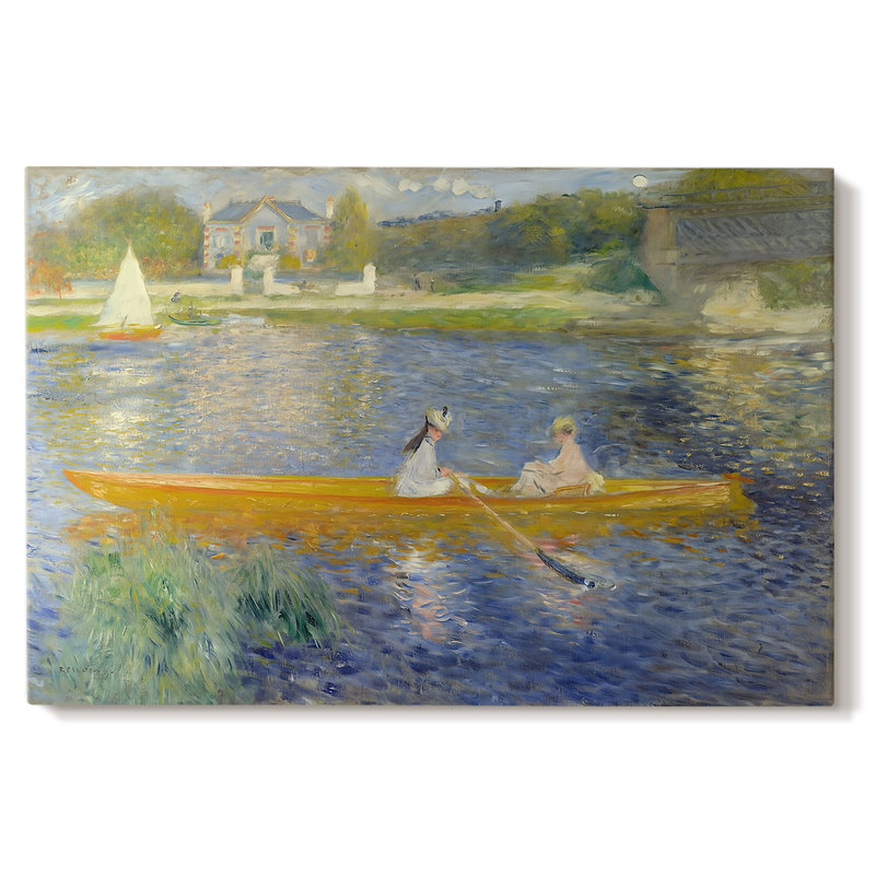 The Skiff (La Yole)-Pierre-Auguste Renoir-Gallery Wrapped Canvas-1875, 32 x 48