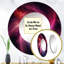 Pink And Black Nebulous Nexus - Abstract Spirals Round Mirror Wall Decor-99621163
