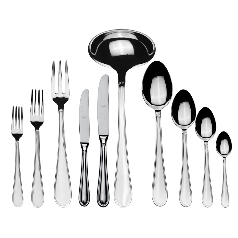 MEPRA Norma Stainless Steel Flatware Set - Service for 6