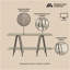 Buffet 47,24 po avec 2 tablettes Modern-1074372851