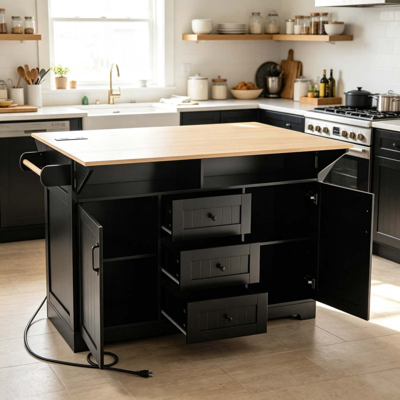 Îlot de cuisine, Black
