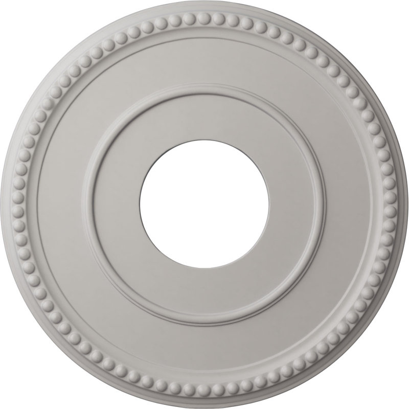 Médaillon de plafond en spirale Endurathane, Blanc ultra pur