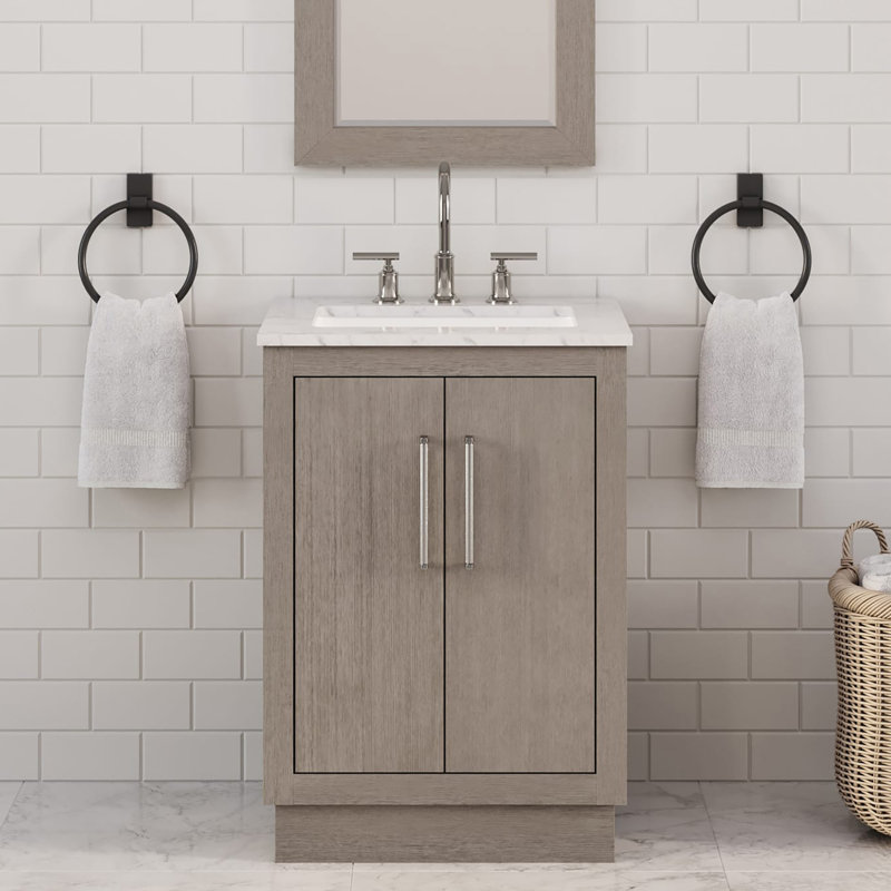 Hugo 24'' W Single Vanity, Chrome