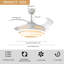 Ventilateur de plafond rétractable 42 po Dontavius-1166209022