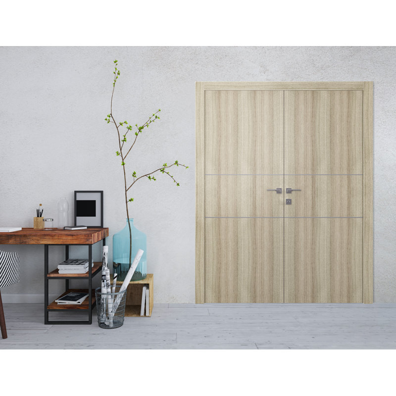Porte double standard Optima 2H, 71,75 po x 79,37 po, Shambor, À droite