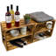4 Pair Stackable Solid Wood Shoe Rack