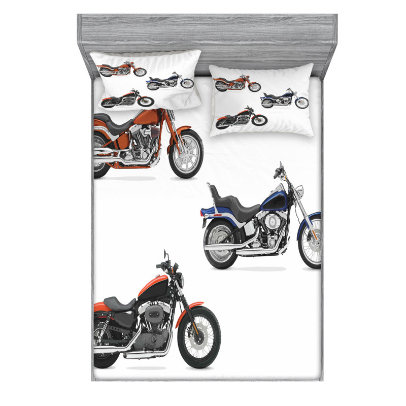 Microfiber Sheet Set, Full Sheet Set with Fitted Sheet